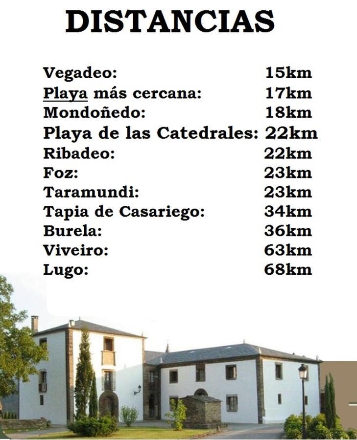 Pazo De Terrafeita Hotel Trabada Eksteriør billede